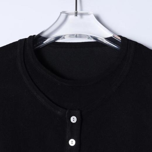 SDSA男装2026新款轻奢简约纯色简约假两件针织圆领短袖T恤百搭 商品图1