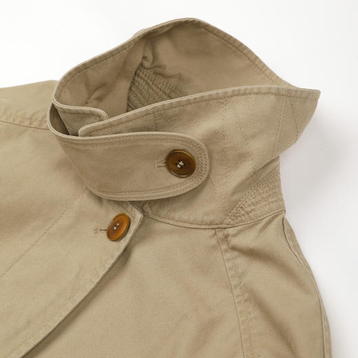 ROMI STUDIO"优雅新姿"轻薄高密珠地棉布中长款风衣 RWDSW63087 商品图3