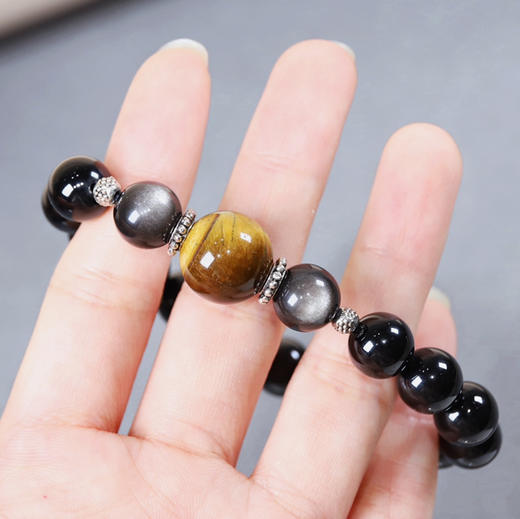 【聚财守护】黑碧玺手串 商品图5