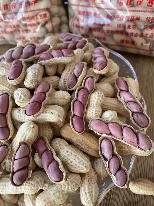 【龙岩湿烤红衣花生】“香、酥、硬、脆”吃过就再也不能忘怀！每粒花生基本3-4粒籽，壳薄，几乎无坏果！ 商品图4