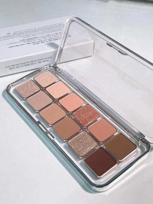 韩国clio眼影12色日常通勤蜜瓜盘01色02新手亮片珂莱欧眼影盘 商品图3