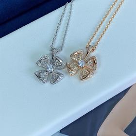 宝格丽 咏绽之花Fiorever满钻项链（XTY）