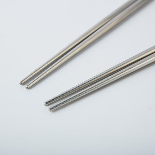 NITORI宜得利家居 厨具餐具筷子不锈钢筷六角筷 2双装 SN03 商品图2
