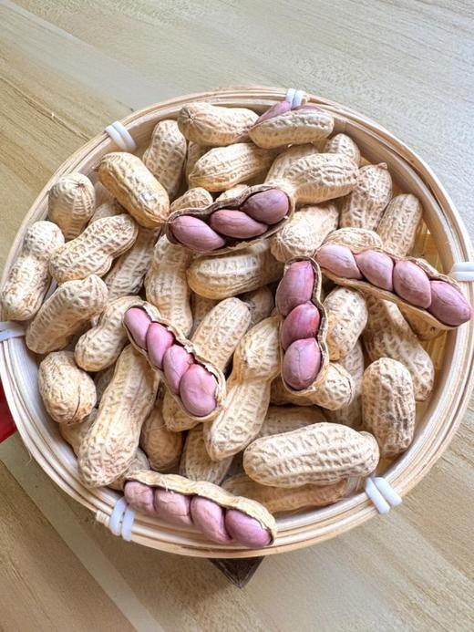 【龙岩湿烤红衣花生】“香、酥、硬、脆”吃过就再也不能忘怀！每粒花生基本3-4粒籽，壳薄，几乎无坏果！ 商品图1