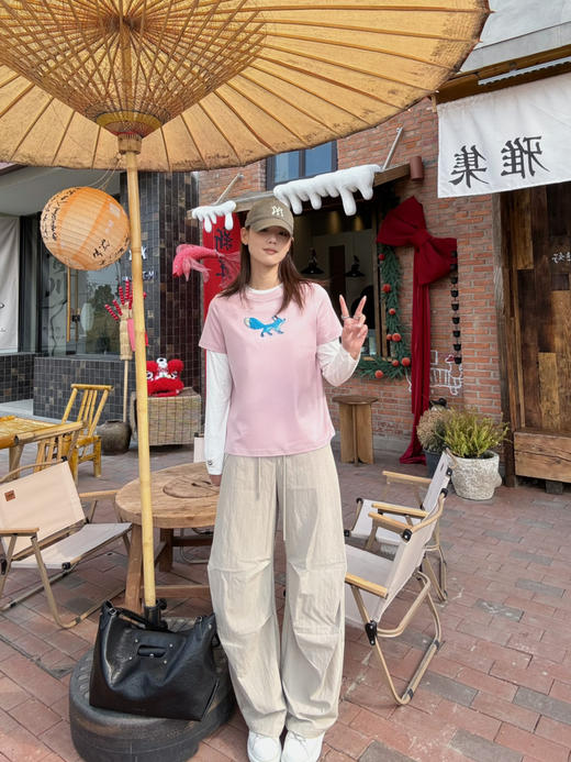 【防晒凉感】噢蜜ooomeooo狐狸🦊刺绣t 商品图7