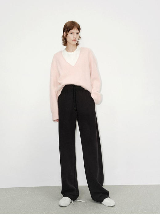 【秒杀价已调 直接拍】Moco 直筒 阔腿 抖抖裤 面料很垂 厚度春天将将好 商品图7