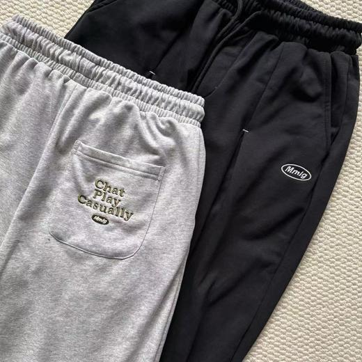 【cr1】26早春情侣潮流弹力束脚宽松休闲卫裤！！ 商品图2