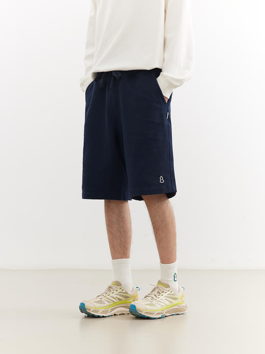 吃茶去chichaqu26春夏经典刺绣全棉短卫裤户外复古山系街头休闲 商品图2