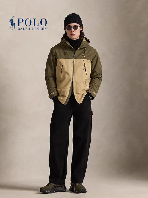 压胶工艺+双拉链设计，软壳冲锋衣一枚。户外登山连帽夹克E031788 商品图7