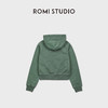 ROMI STUDIO阿苏特手工染全棉做旧洗水拉链连帽卫衣RWCAST5684 商品缩略图1
