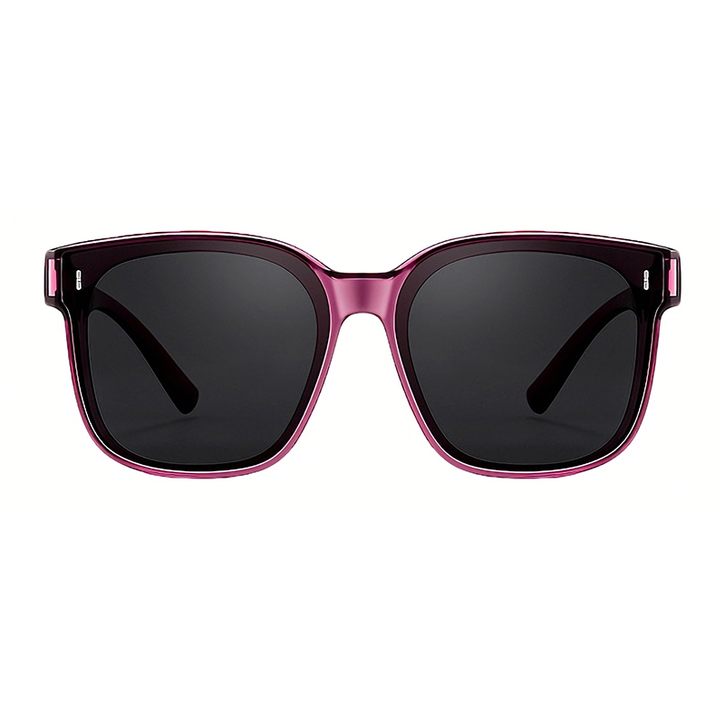 【E】ZERSER姿森近视套镜墨镜时尚方框显脸小偏光太阳镜19372