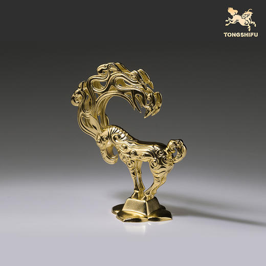 铜师傅 陕西历史博物馆系列《神兽金饰铜摆件》青铜摆件 商品图3