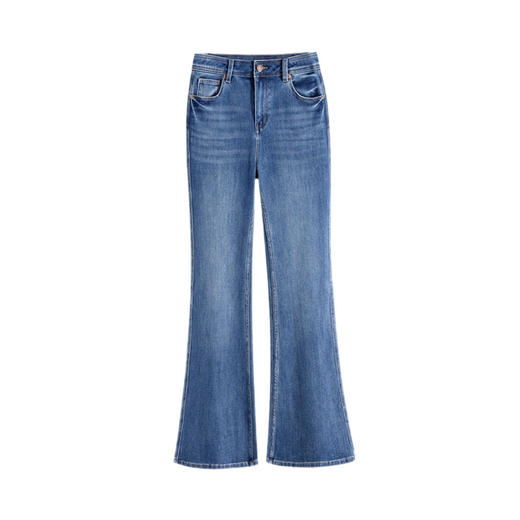 DH25YX5751慵懒风窄版微喇牛仔裤长短款RJ029 商品图5