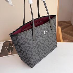 Coach city33  黑灰色  红色内里  （CB）