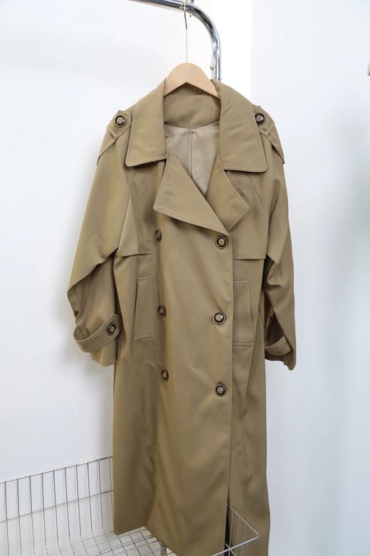 【大女主气质长款风衣】全部进口客供面料，质感超级棒！有型挺括！穿起来特别有范WD 商品图5