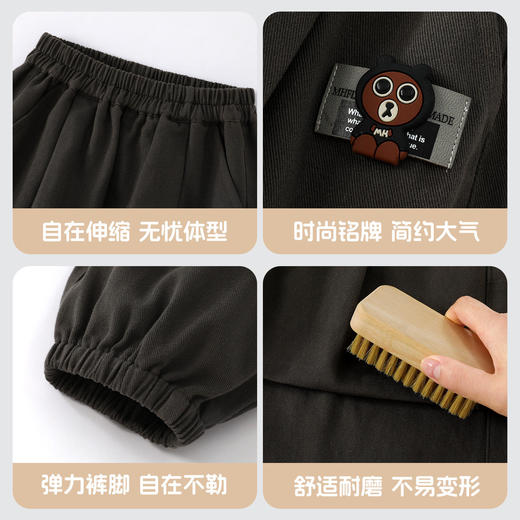 春季新款宝宝卫衣卫裤男女童套头衫柔软舒适春装合集 商品图3