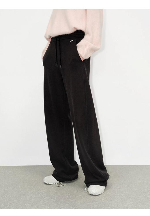 【秒杀价已调 直接拍】Moco 直筒 阔腿 抖抖裤 面料很垂 厚度春天将将好 商品图2