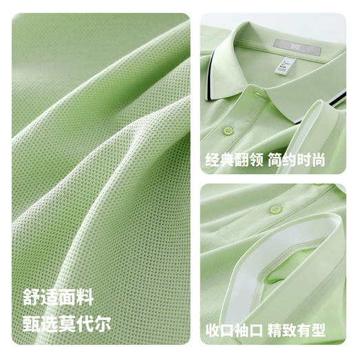 【含棉&凉感抗菌】圣得西t恤短袖男2026新款夏季清凉舒适质感上衣 商品图4