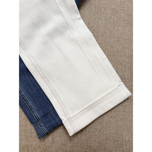 【贝拉推荐】本心之作 四面弹直筒九分牛仔裤 小个子闭眼冲的本心之作 双侧缝工艺 裤脚翻边 显瘦显腿直 商品图8