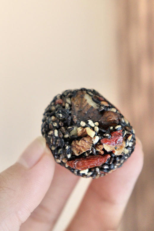 【天鲜萌·红枣枸杞桑葚芝麻丸】一颗朴素丸子😋藏着食养的大智慧！补肝肾、润肠燥、乌发养颜！ 商品图3