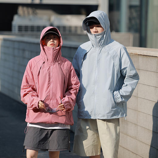 【猫人同厂】山系梭织防晒衣 UPF50+认证防晒 凉感黑科技 男女同款oversize版型 MR-YF2502 商品图6