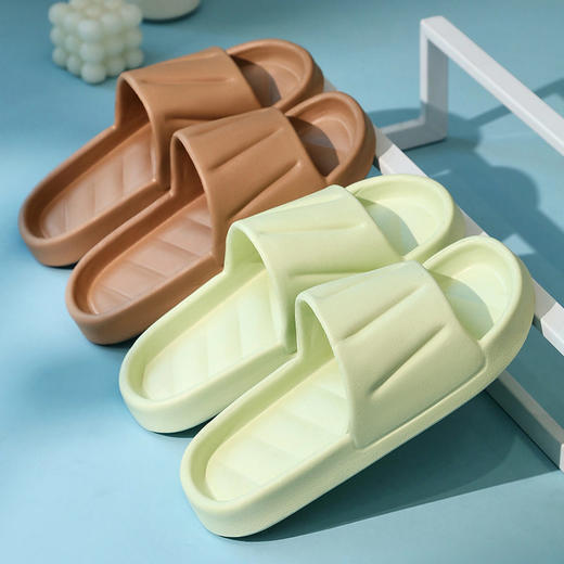 清仓【9.9抢EVA静音拖鞋】家居舒适拖鞋 厚底简约凉拖 男女同款 木地板/宿舍 家居浴室拖鞋 多场景使用 柔韧材质防滑纹理大底 商品图3