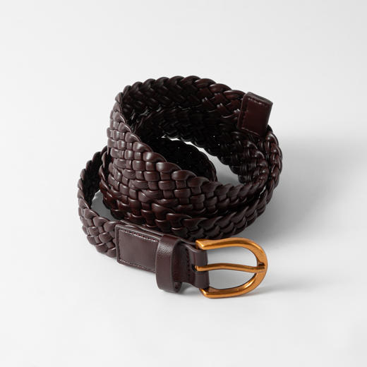 【ZJ】朱珠代言伊芙丽皮条编织百搭精致腰带女2026年新款1H39BY0171 商品图4