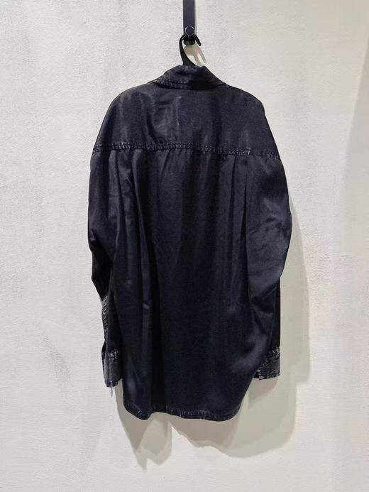 男款牛仔长袖衬衫he019 商品图1