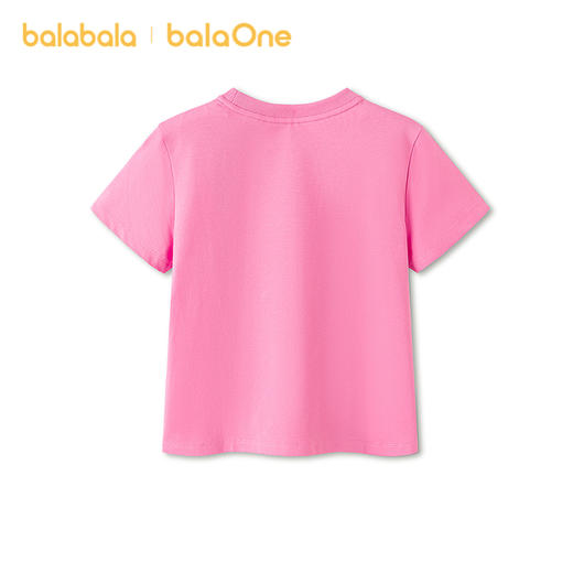 【balaOne】巴拉巴拉童装女童短袖t恤儿童2026新款夏速干凉感上衣 商品图2