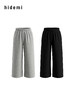 hidemi副线小h 简约休闲九分毛边阔腿裤休闲裤长裤 商品缩略图10