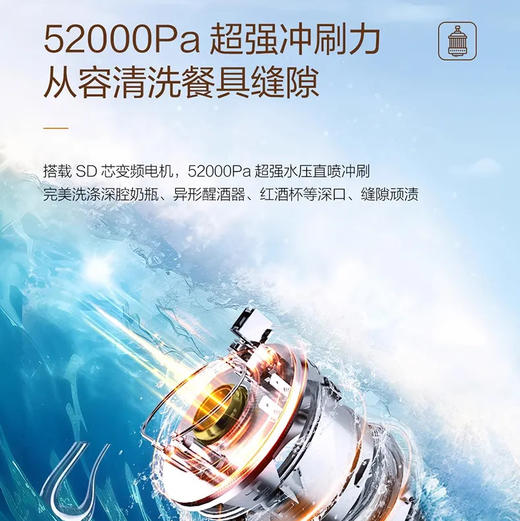 海尔（Haier）洗碗机 EYBW14586BBU1 商品图8