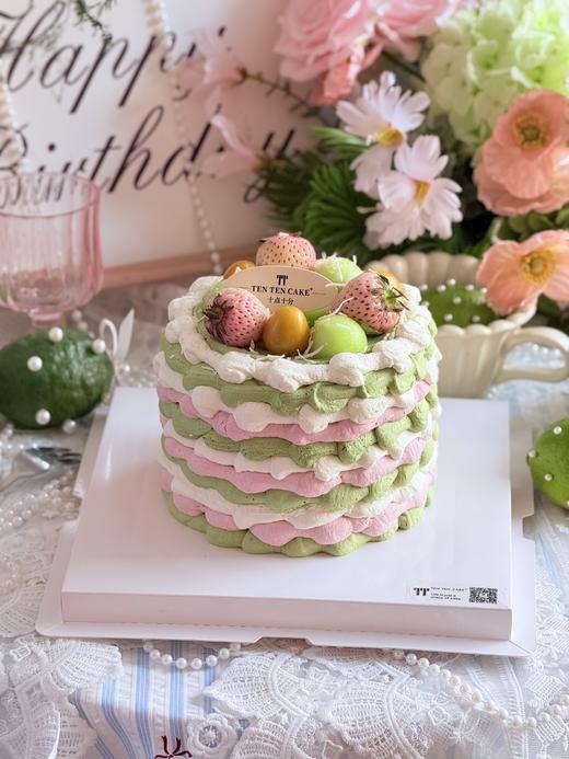 油画风玫珑蜜瓜蛋糕 商品图2