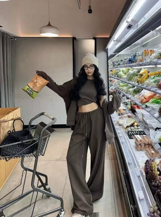 敲高性价比！面料敲舒服的澳绒阔腿裤糯米裤！ 商品图8