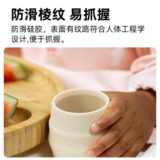 Bibado 分格餐盘/吸盘碗/牙胶/水杯/勺子/叉勺 儿童辅食自主进食餐具合集 商品图6