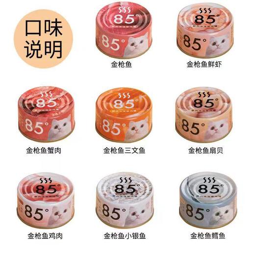 尾巴生活85°猫罐零食罐湿粮主食罐白肉浓汤补水增肥全阶猫咪罐头 商品图1