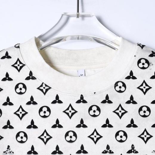 SDSA男装2026新款高贵轻奢潮牌时尚渐变印花圆领短袖T恤痞帅百搭 商品图1