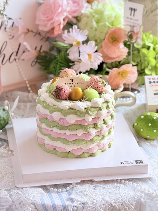 油画风玫珑蜜瓜蛋糕 商品图1