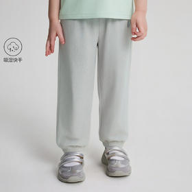 笛莎Deesha 2026年夏季新款小童女童束脚锥形裤吸湿速干裤子