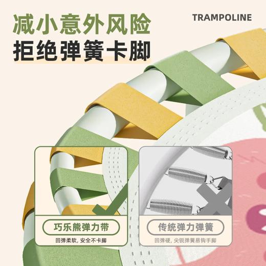 【积分商城】巧乐熊 小孩蹦蹦床 家用儿童蹦蹦床 室内玩 3-12岁蹦床 商品图1