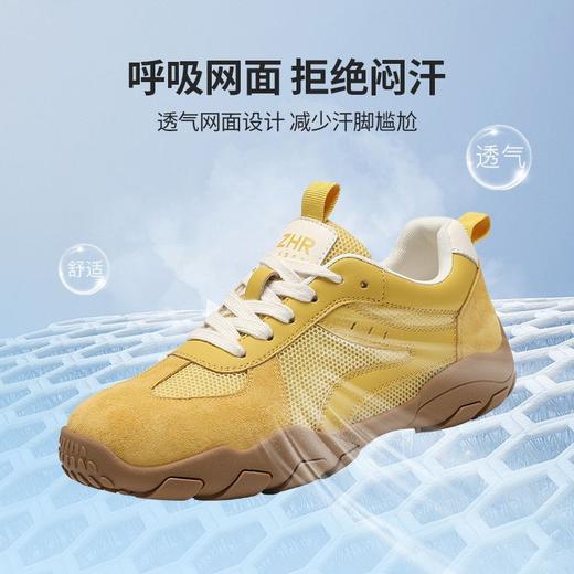 ZHR则则透气网面德训鞋女夏季软底阿甘鞋女百搭超软运动休闲鞋女 商品图3