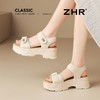 ZHR则则5.5CM厚底运动凉鞋女外穿出夏季百搭魔术贴女士凉鞋松糕底 商品缩略图6
