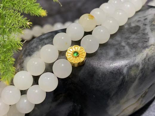 【御珠宫坊】108羊脂白玉珠串 商品图3