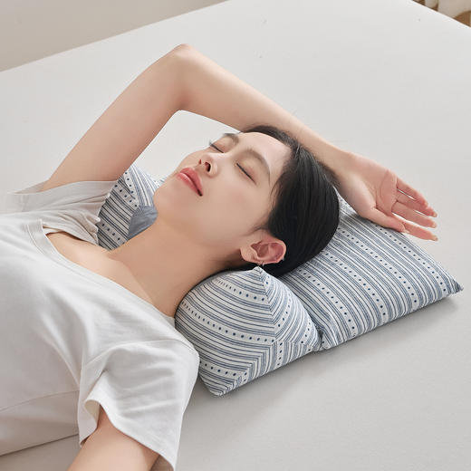 【品牌直发】加倍生活  彩条牵引组合枕荞麦枕香丸枕  4色可选 枕头枕芯yc0414012 商品图8