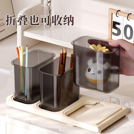 笔筒超大容量  多功能马克水彩笔收纳盒男孩女孩学生书桌面桶2.97 商品图7