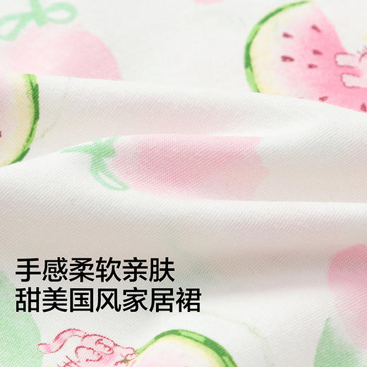 巴拉巴拉宝宝裙子夏季新款女童睡裙空调服防着凉儿童家居裙甜美萌 商品图3