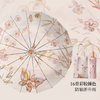 【赠送同色系伞袋】国风彩胶晴雨两用伞 UPF50+防晒值 多层高倍防晒保护 体感降温 加大加宽伞面 16骨稳固抗风 多种花型可选 商品缩略图5