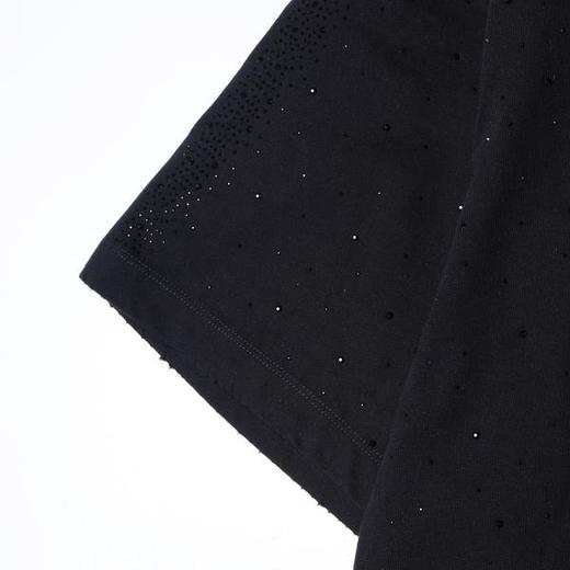 SDSA男装2026新款高贵轻奢小众设计烫钻设计圆领短袖T恤百搭宽松 商品图3