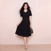 奢姿大码女装2026夏季减龄波点V领连衣裙胖妹妹度假风时尚裙子9962853676 商品缩略图0