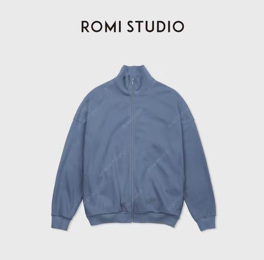 ROMI STUDIO“松弛复古”棉感立领洗水落肩针织短外套 RWCSWY7267 商品图0