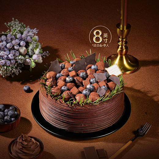 蓝莓浓巧黑森林慕斯蛋糕 | FALANC CAKE 商品图6